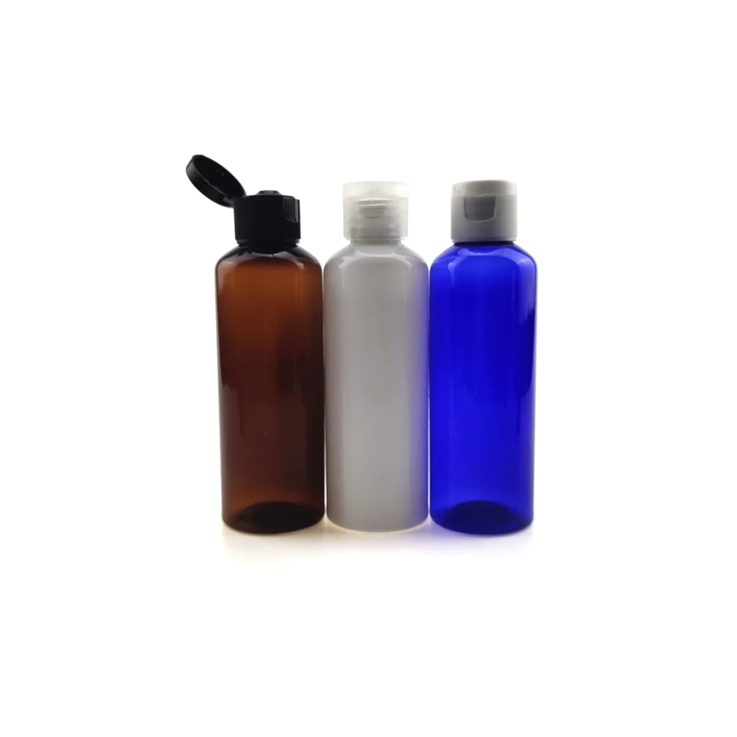 60ml Pet Wholesale Portable Empty Travel Packaging Flip Top Caps Plastic Bottle for Shampoo Personal Care Hand Soap Emulsion