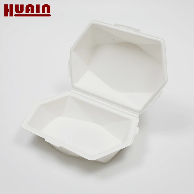 Manufacturer Eco Friendly High Quality Wet Pressing Safe Molded Pulp Paper Fast Food Packaging Fast Food Container